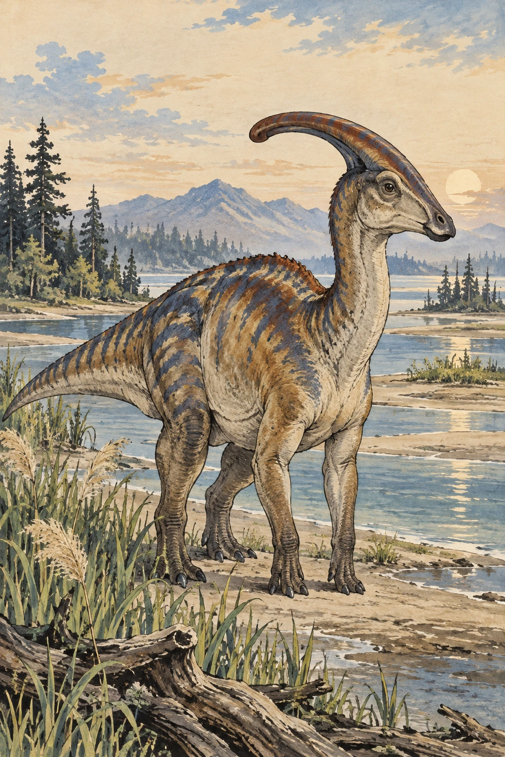 Parasaurolophus complete Calm artwork
