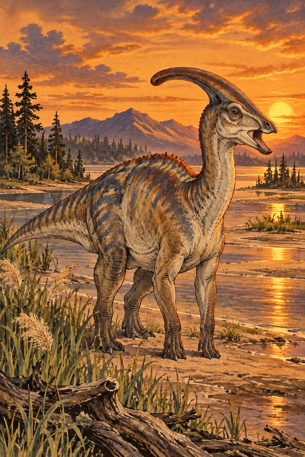 Parasaurolophus complete Threat artwork