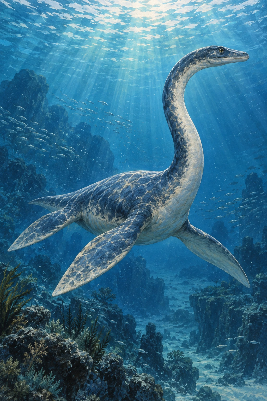 Plesiosaurus complete Daylight artwork