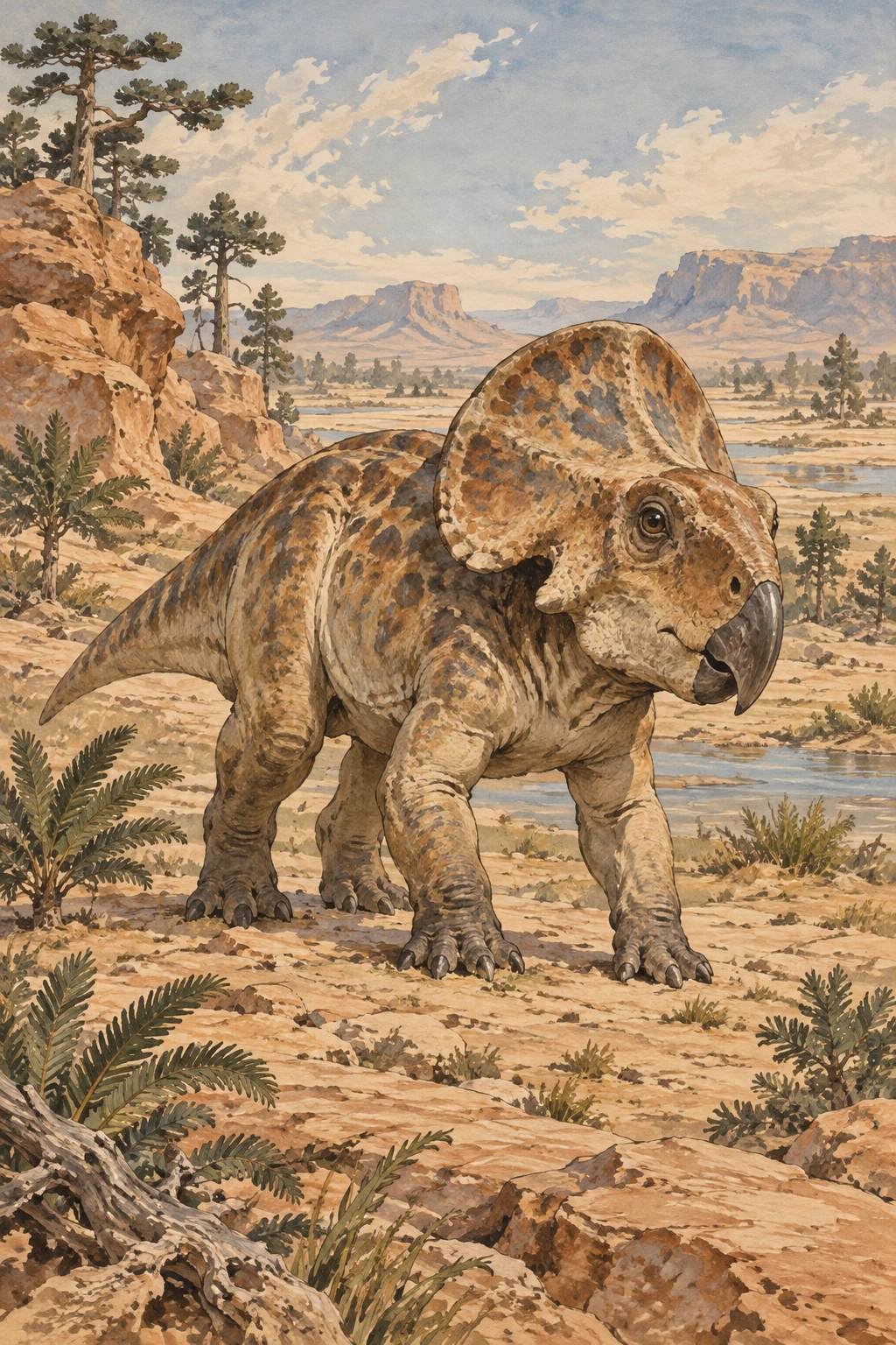 Protoceratops complete Calm artwork