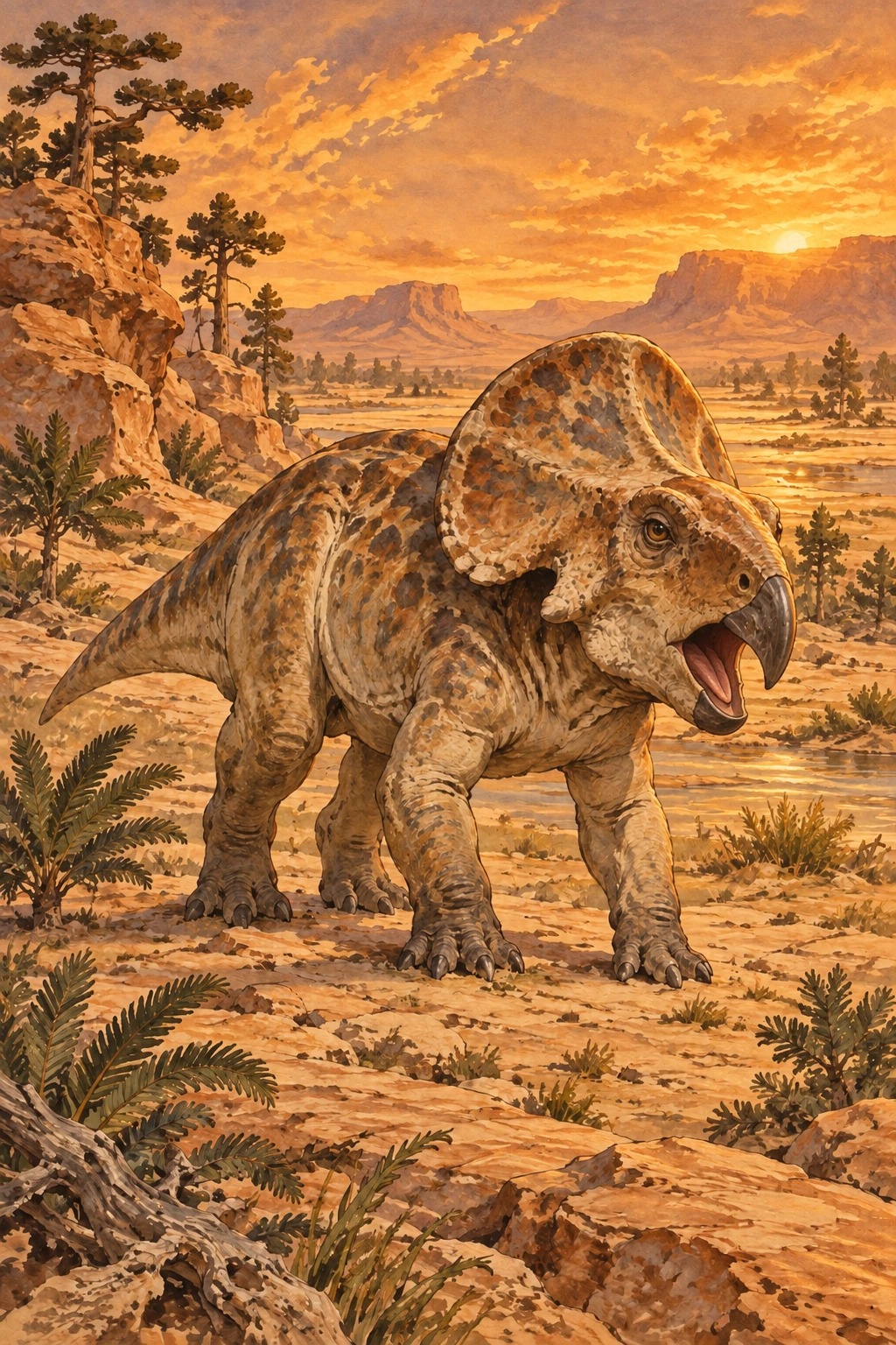 Protoceratops complete Threat artwork