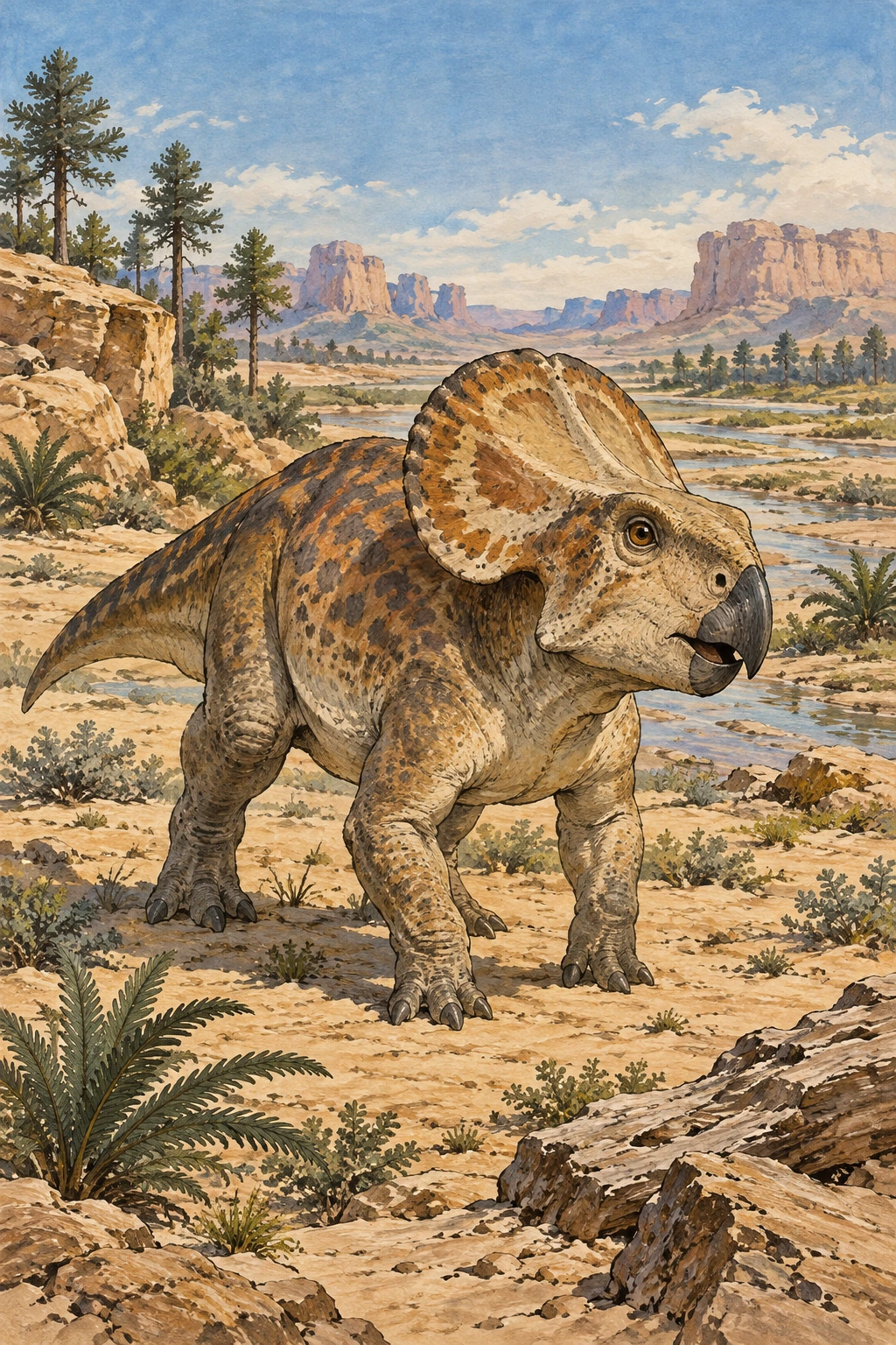 Protoceratops complete Daylight artwork