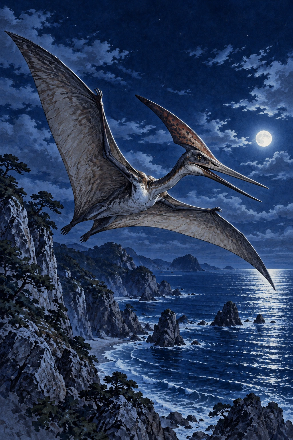 Pteranodon complete Moonlight artwork
