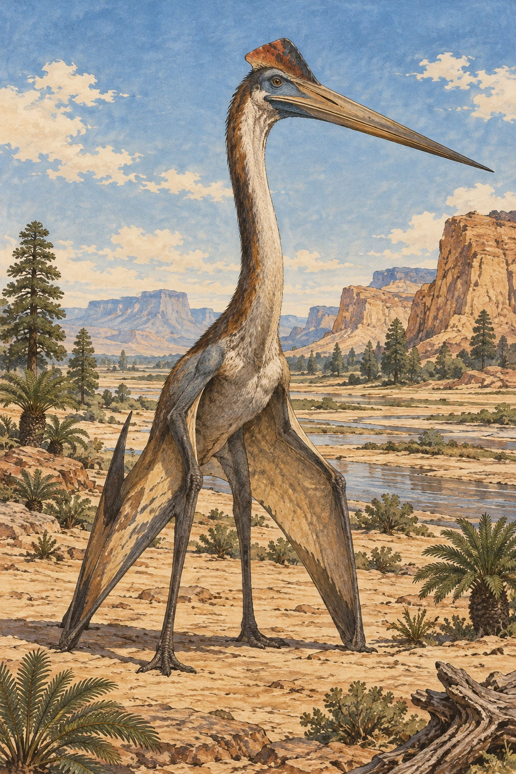 Quetzalcoatlus complete Daylight artwork