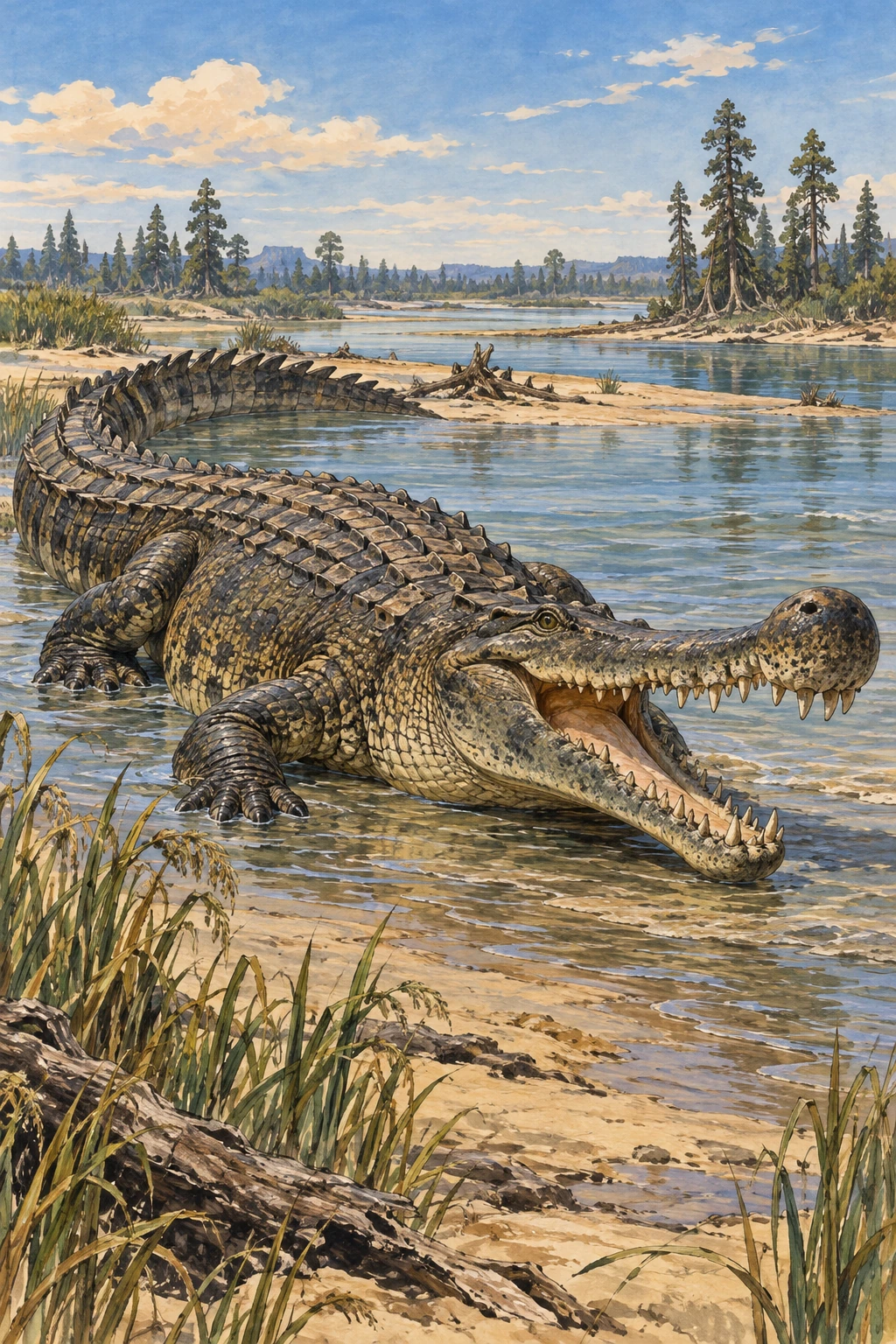 Sarcosuchus complete Daylight artwork
