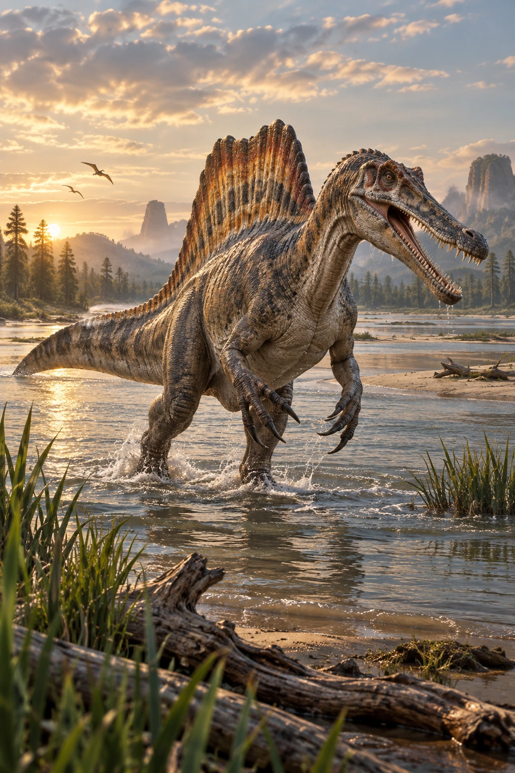 Spinosaurus complete Primal artwork