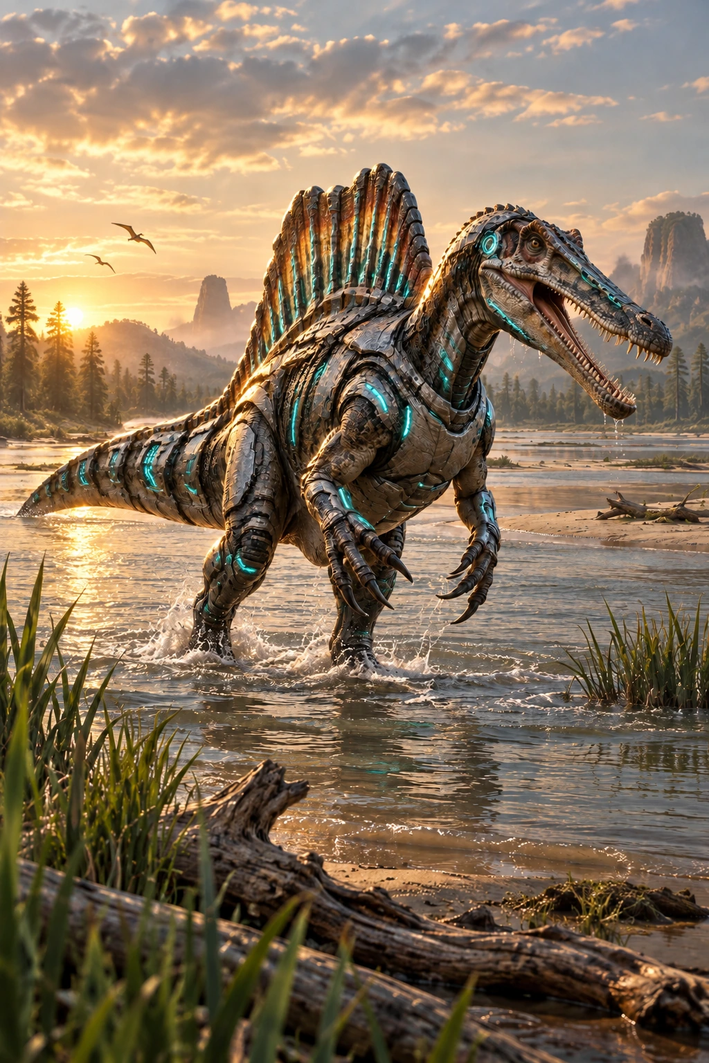 Spinosaurus complete Armored artwork