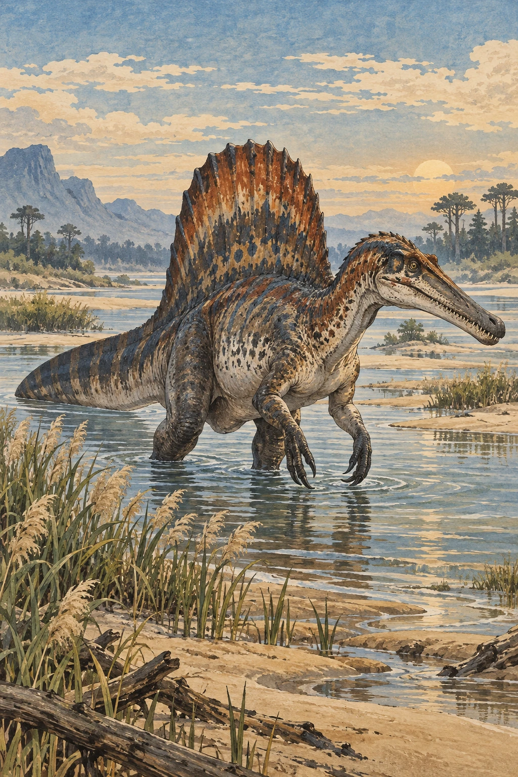 Spinosaurus complete Calm artwork