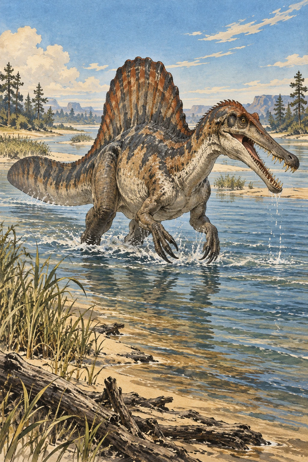 Spinosaurus complete Daylight artwork