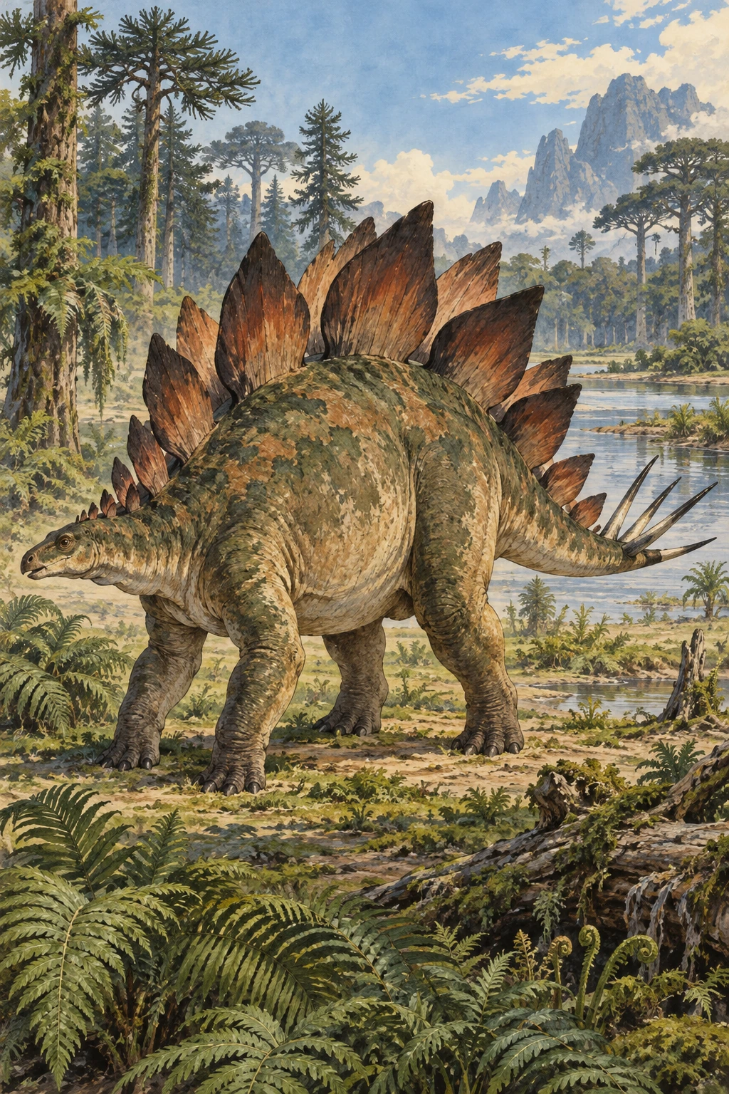 Stegosaurus complete Daylight artwork
