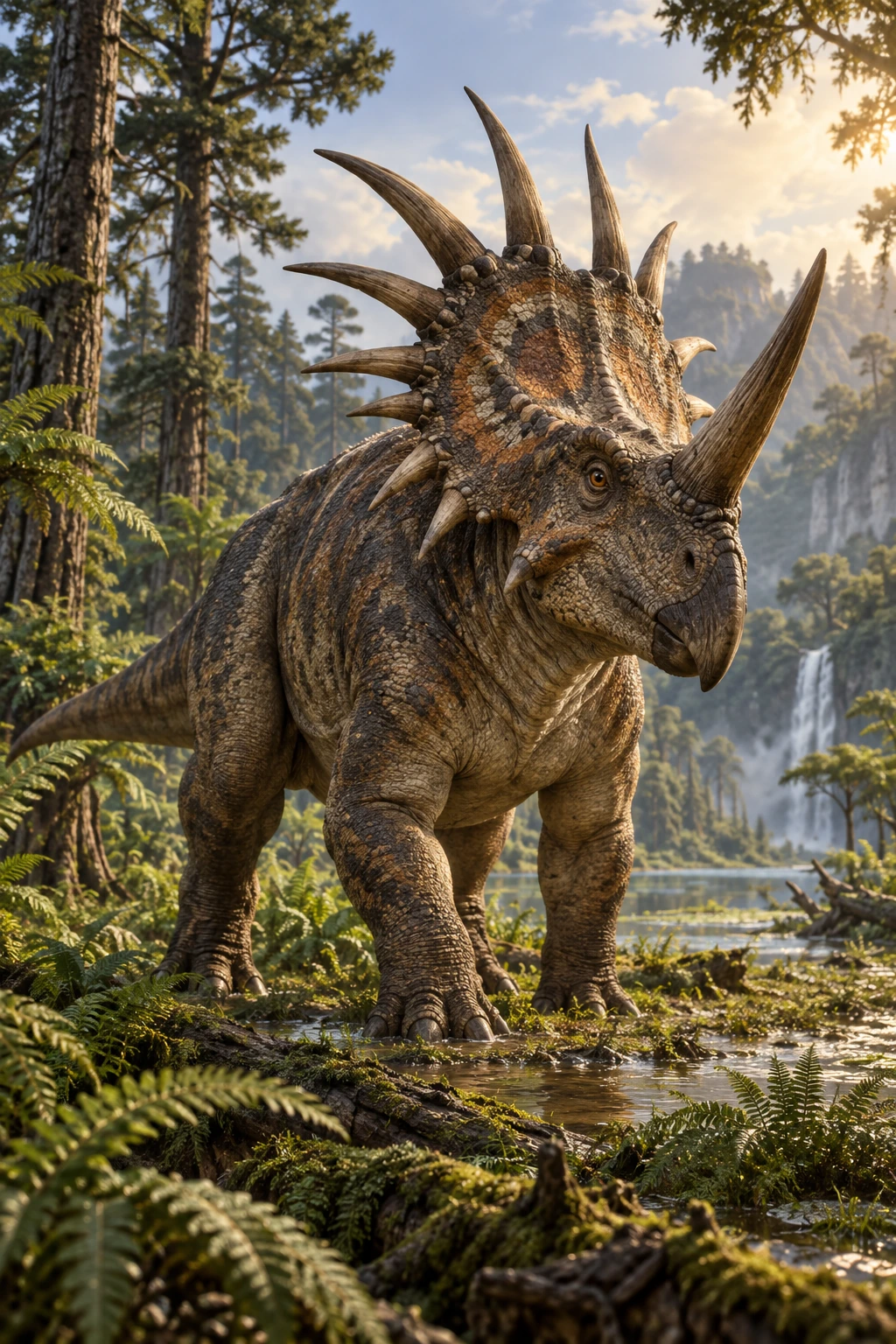 Styracosaurus complete Primal artwork