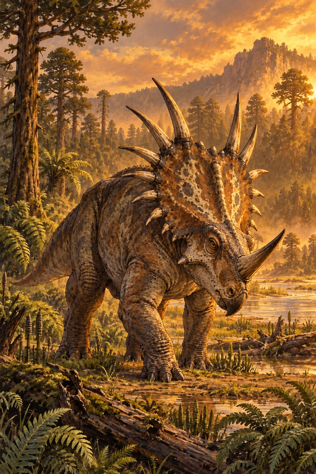 Styracosaurus complete Threat artwork