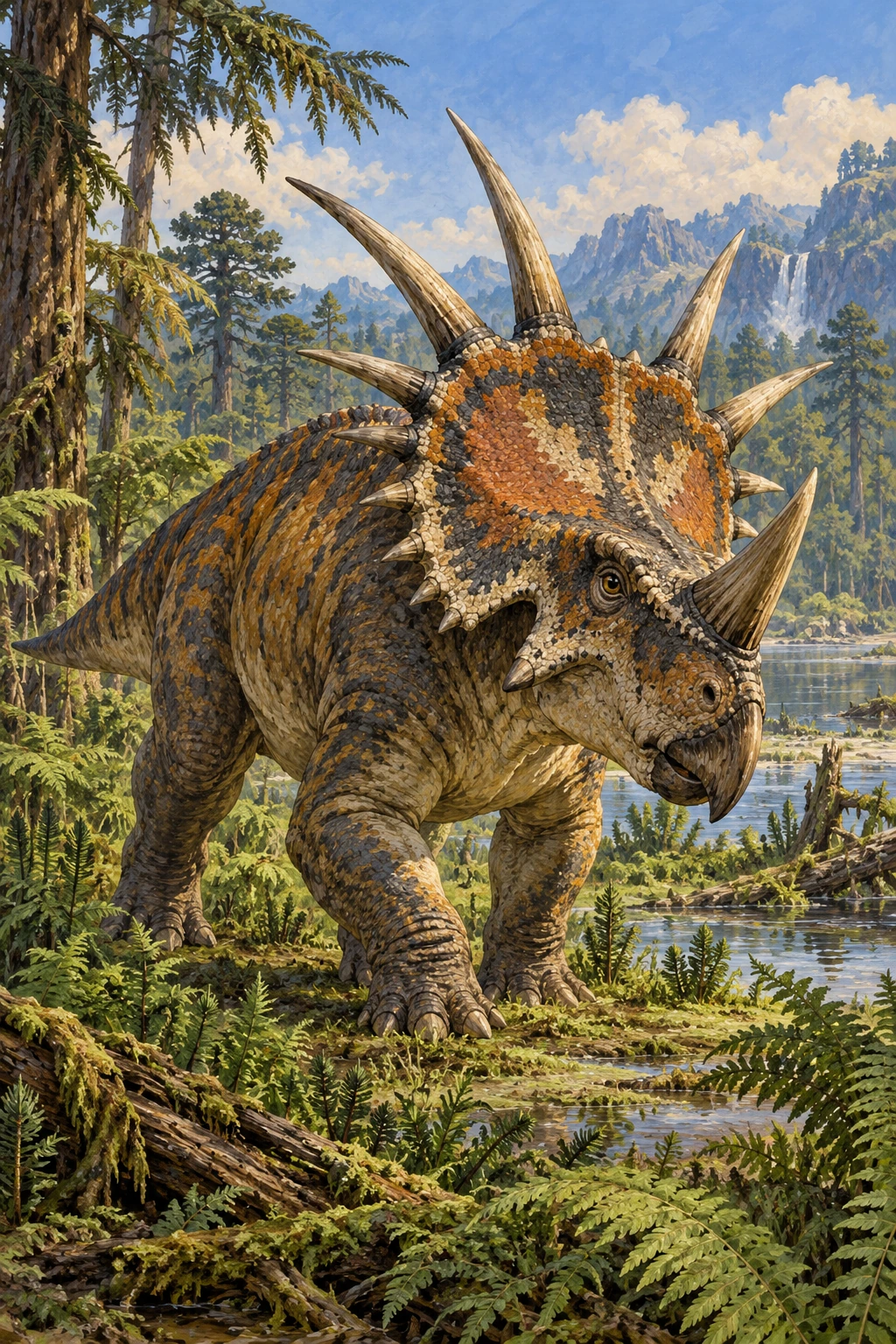 Styracosaurus complete Daylight artwork