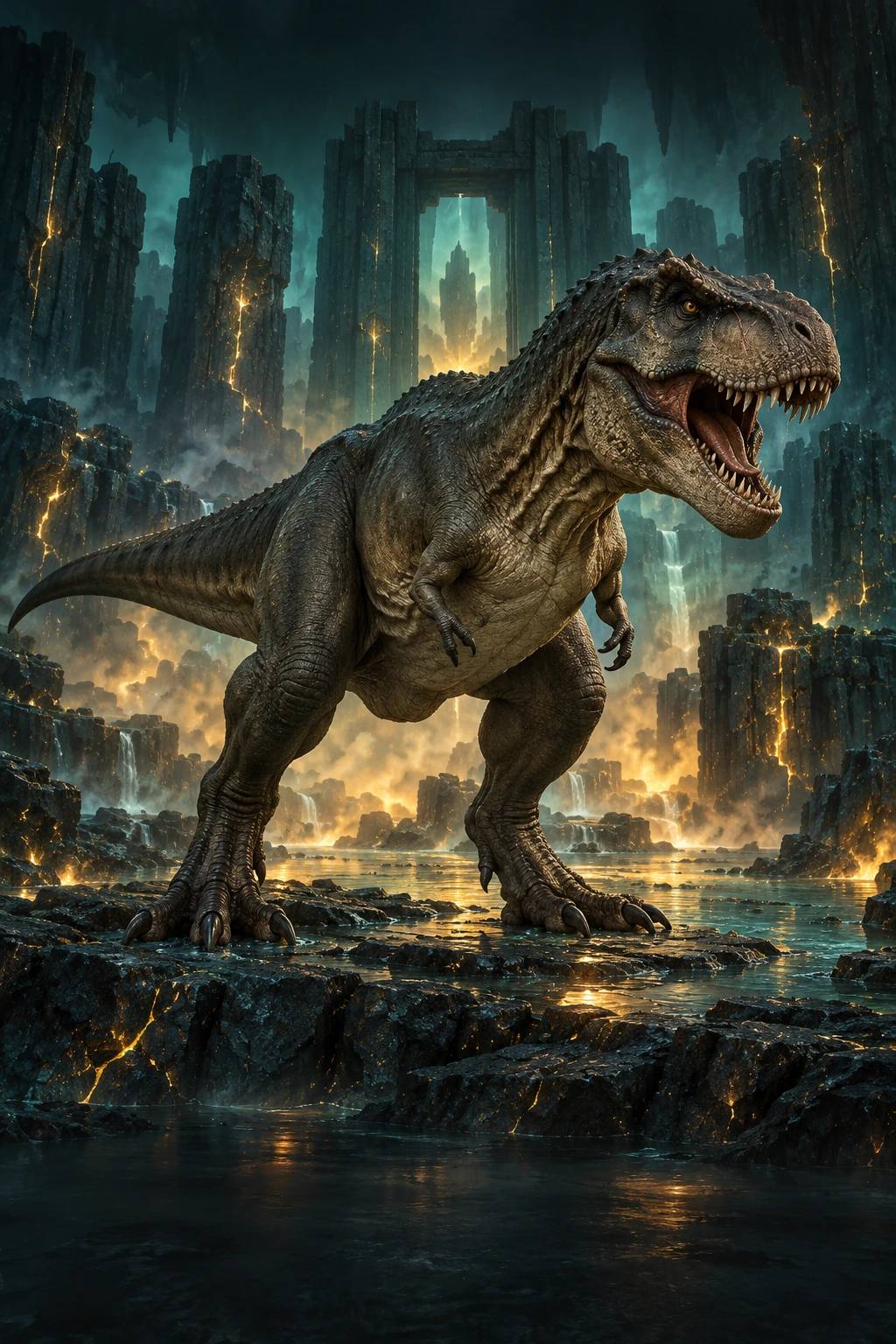 Tyrannosaurus complete Primal artwork