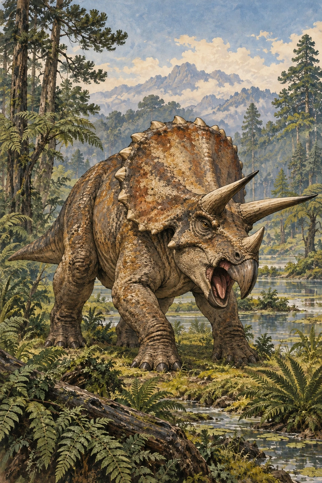 Triceratops complete Threat artwork