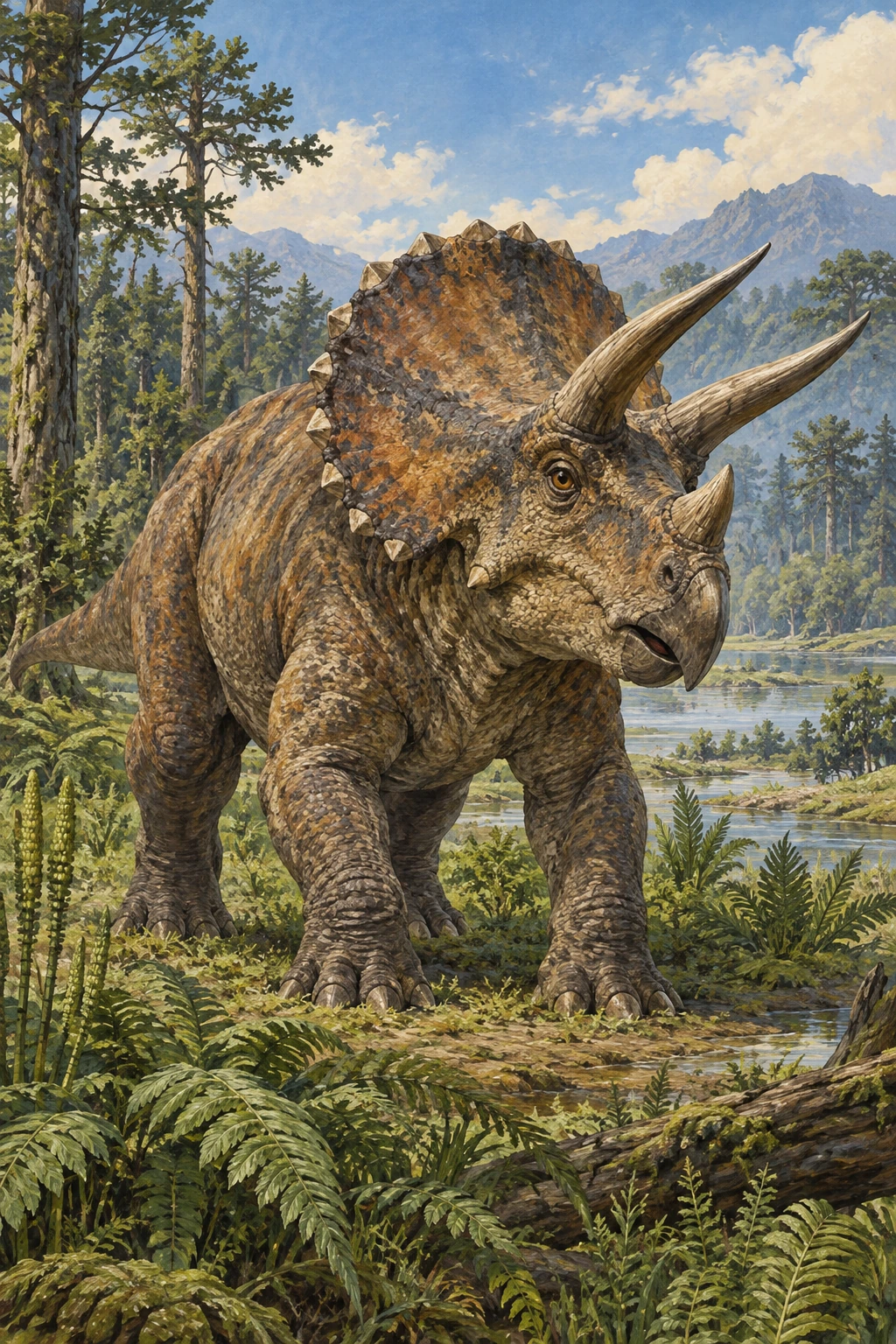 Triceratops complete Daylight artwork
