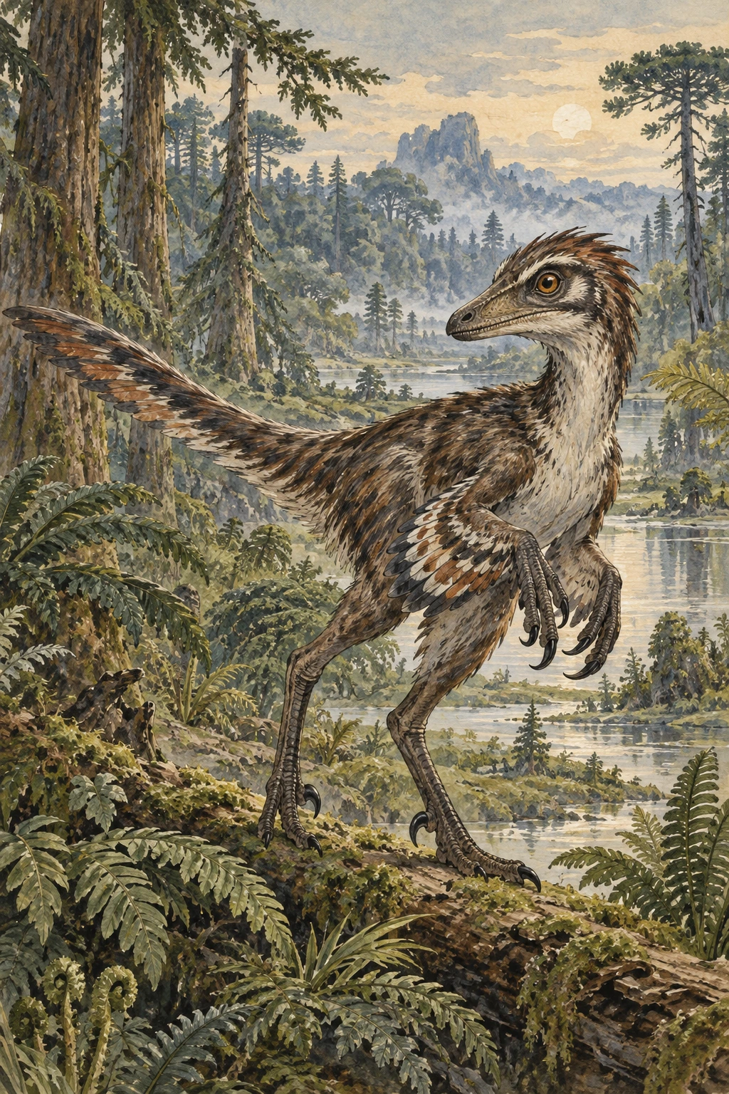 Troodon complete Calm artwork