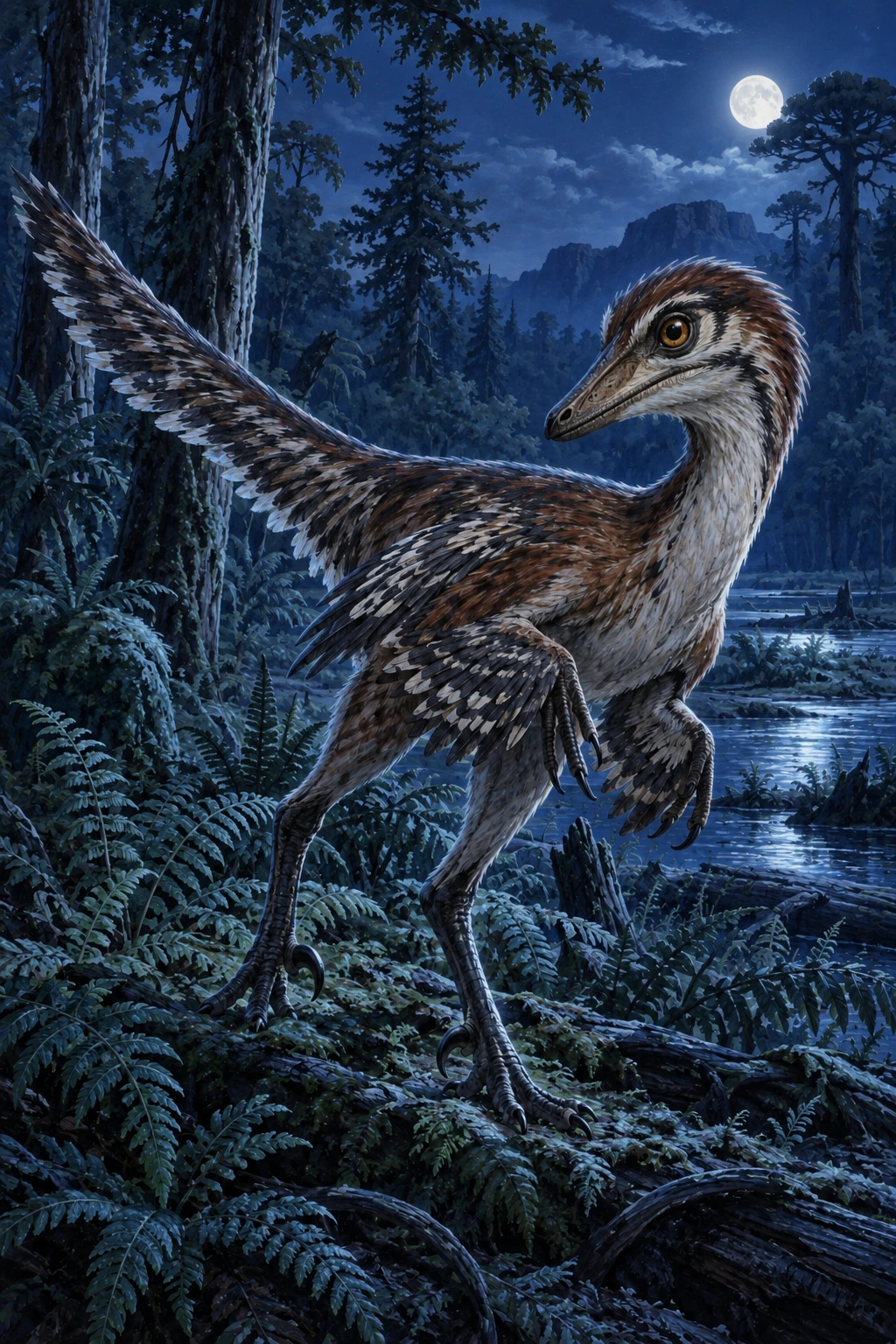Troodon complete Moonlight artwork