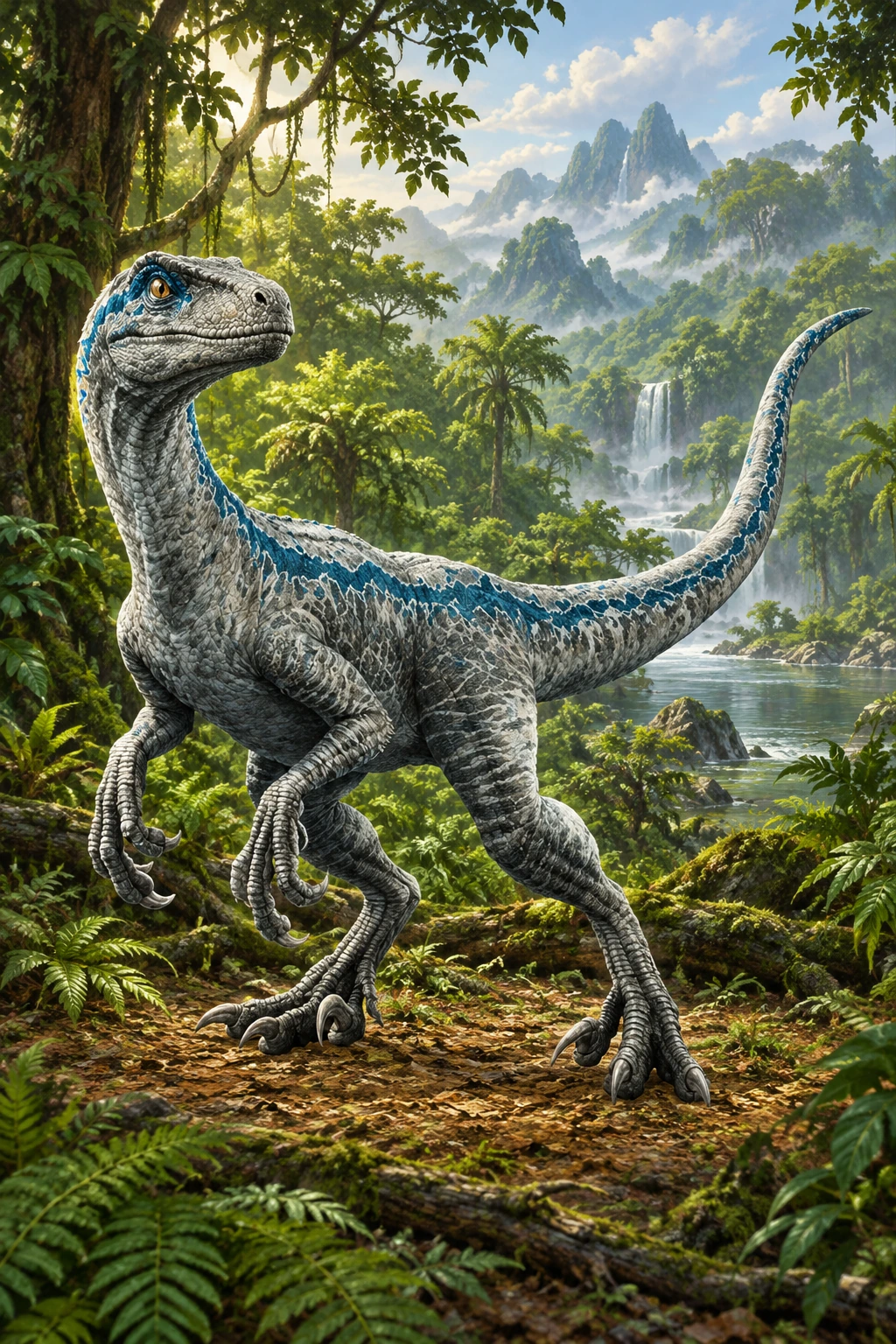 Velociraptor complete Calm artwork