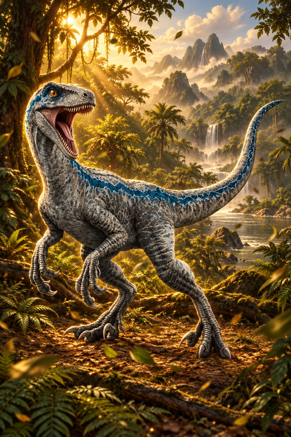 Velociraptor complete Threat artwork