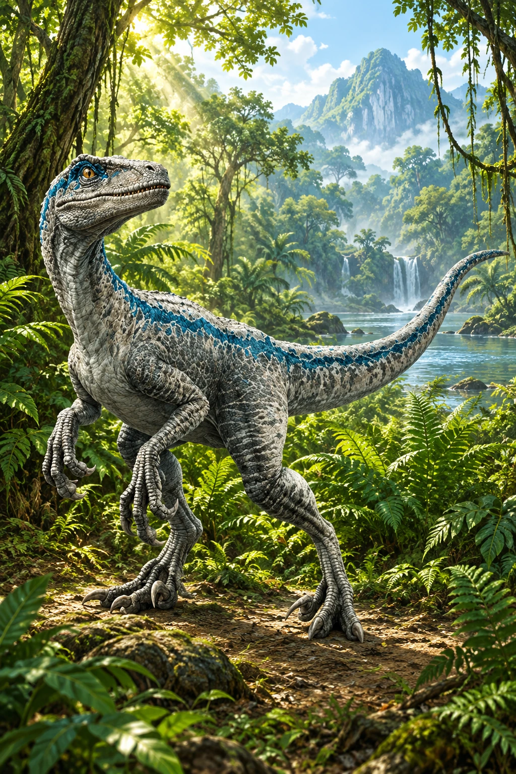 Velociraptor complete Daylight artwork