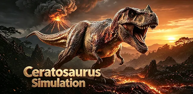 Ceratosaurus Simulator promotional artwork