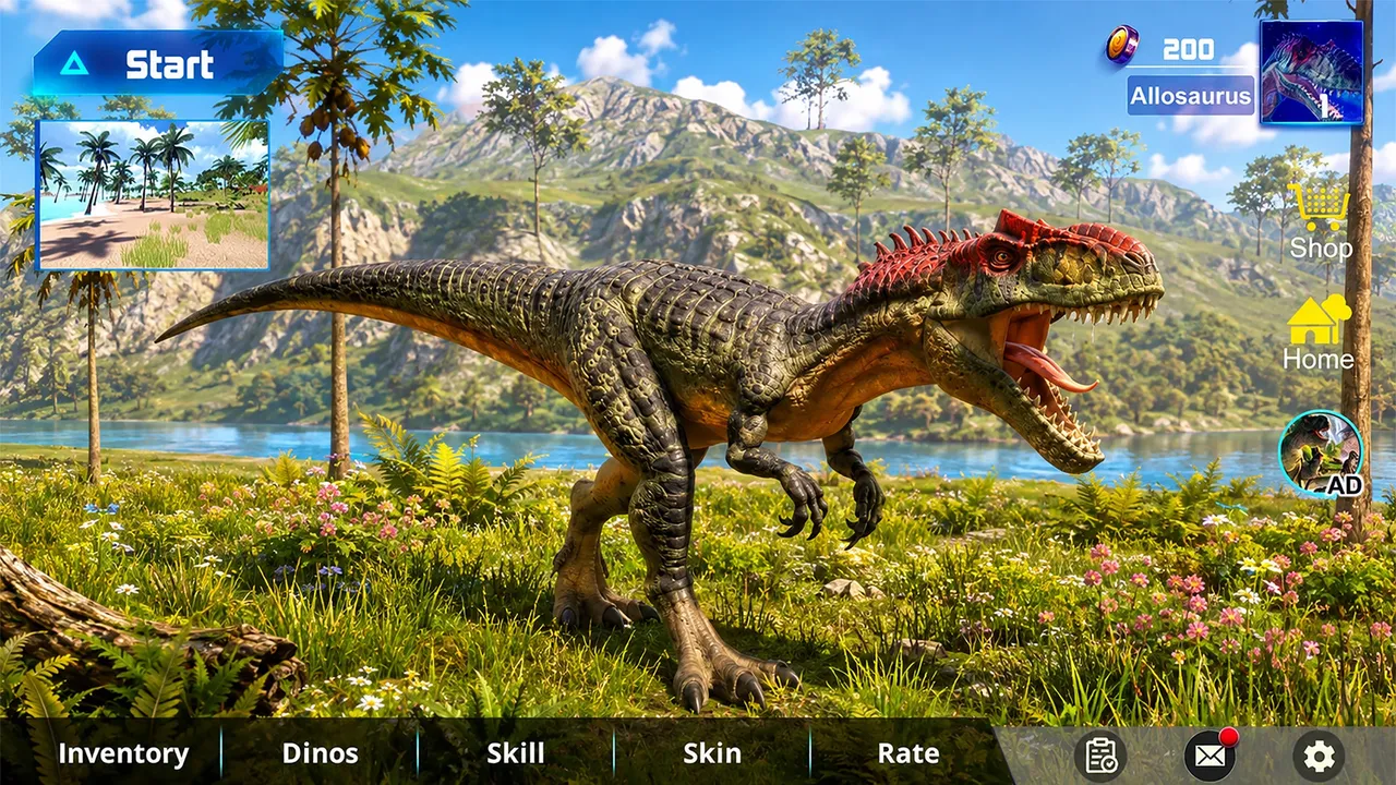 Dinosaur Simulator: Allosaurus official screenshot 8