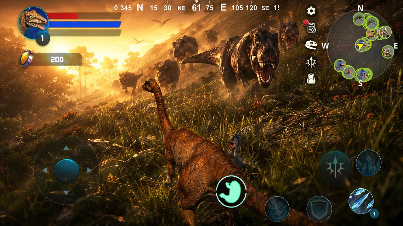 Gallimimus: Fastest Dino Sim official screenshot 12