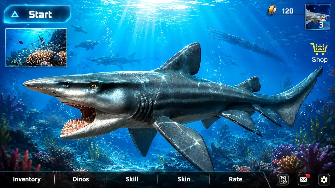 Helicoprion: Shark Dino Sim official screenshot 6