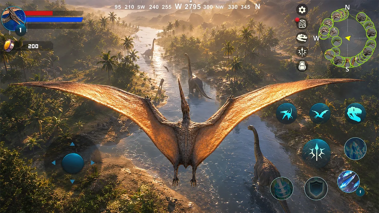 Pteranodon:Flying Dinosaur Sim official screenshot 1