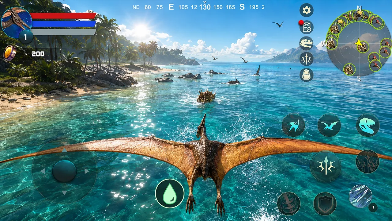 Pteranodon:Flying Dinosaur Sim official screenshot 22