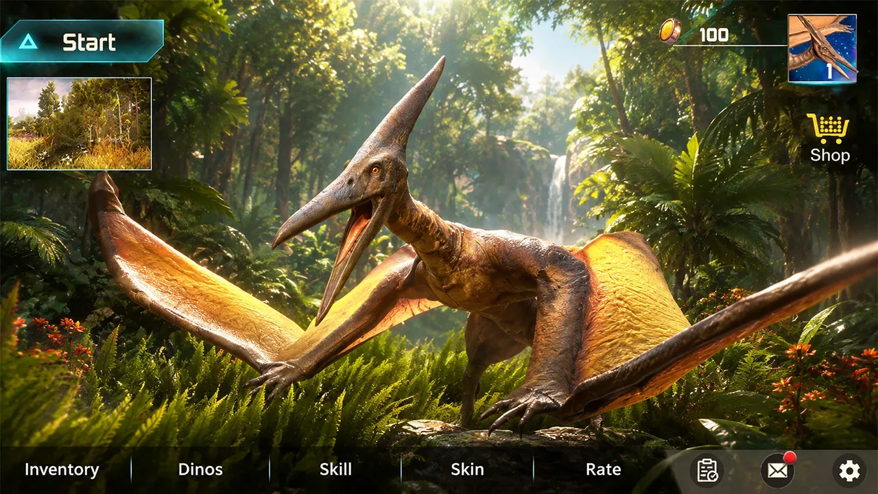 Pteranodon:Flying Dinosaur Sim official screenshot 4