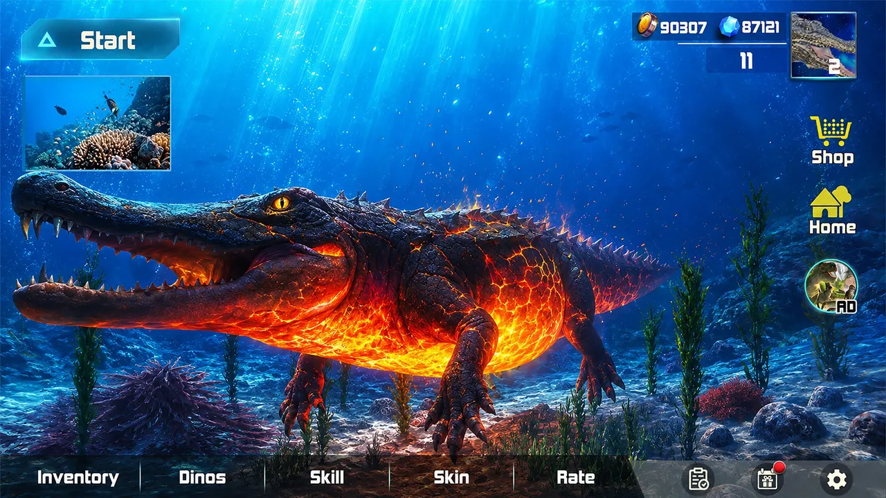 Sarcosuchus Dinosaur Simulator official screenshot 11