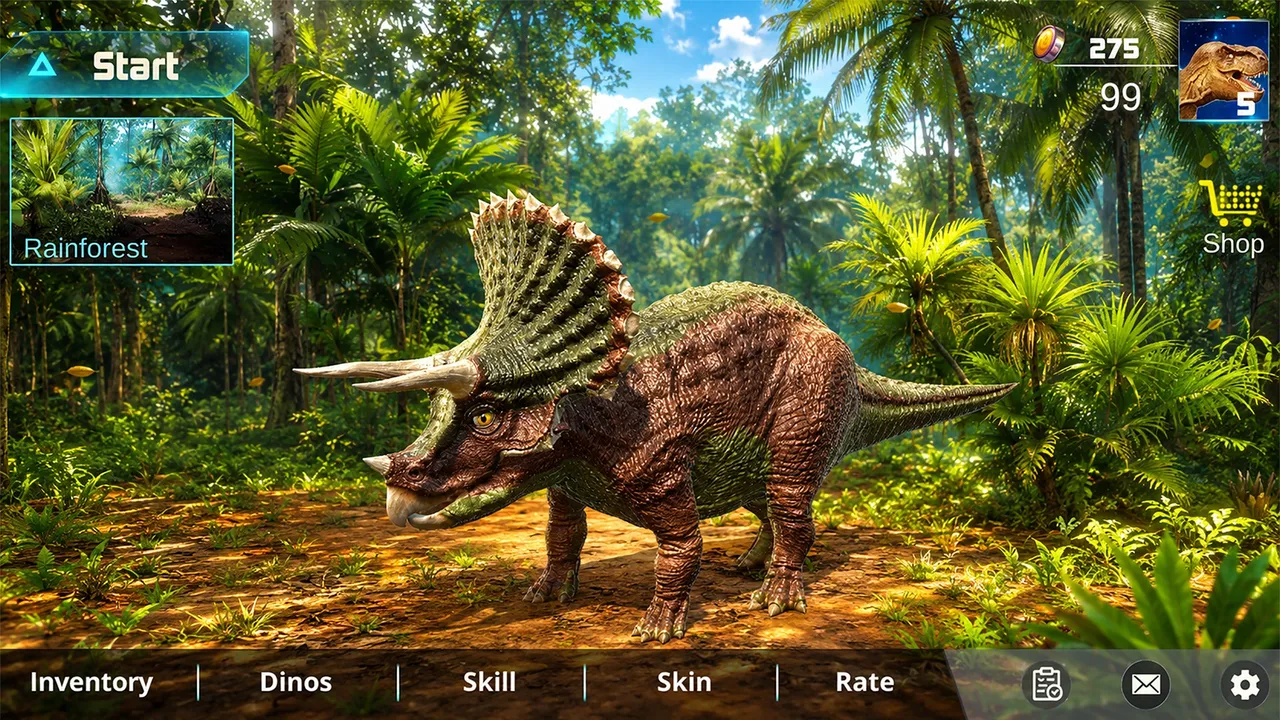 Styracosaurus: Horned Dino Sim official screenshot 5