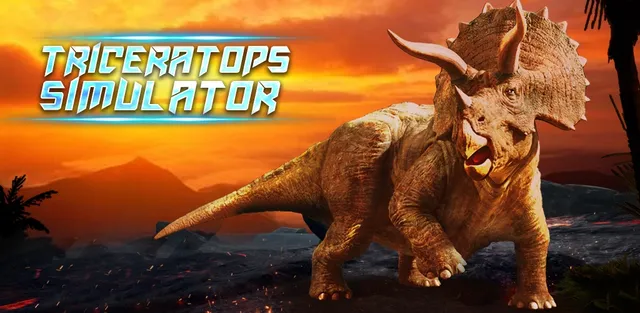 Triceratops Dinosaur Simulator promotional artwork