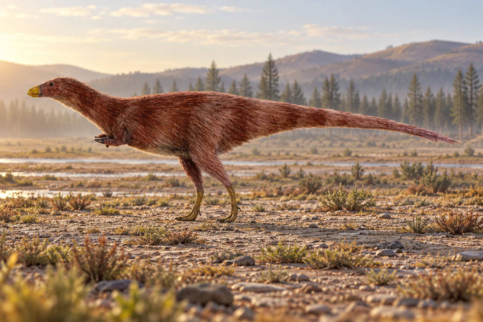 Achillesaurus — AI artistic reconstruction following the credited complete-body reference