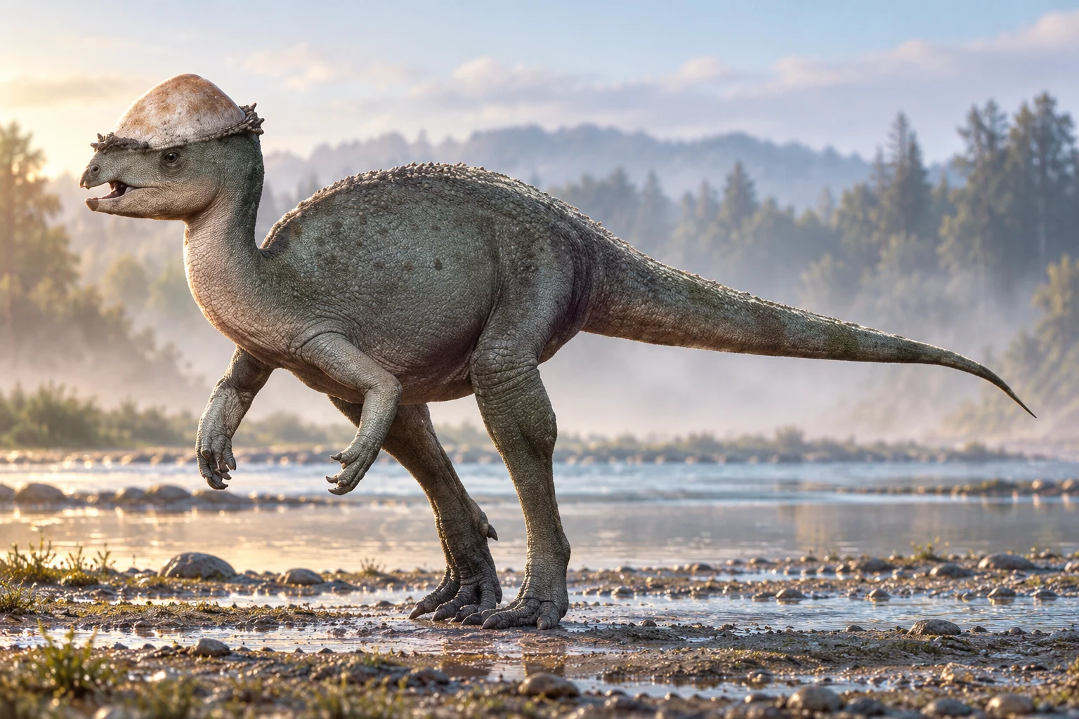 Acrotholus — AI artistic reconstruction following the credited complete-body reference