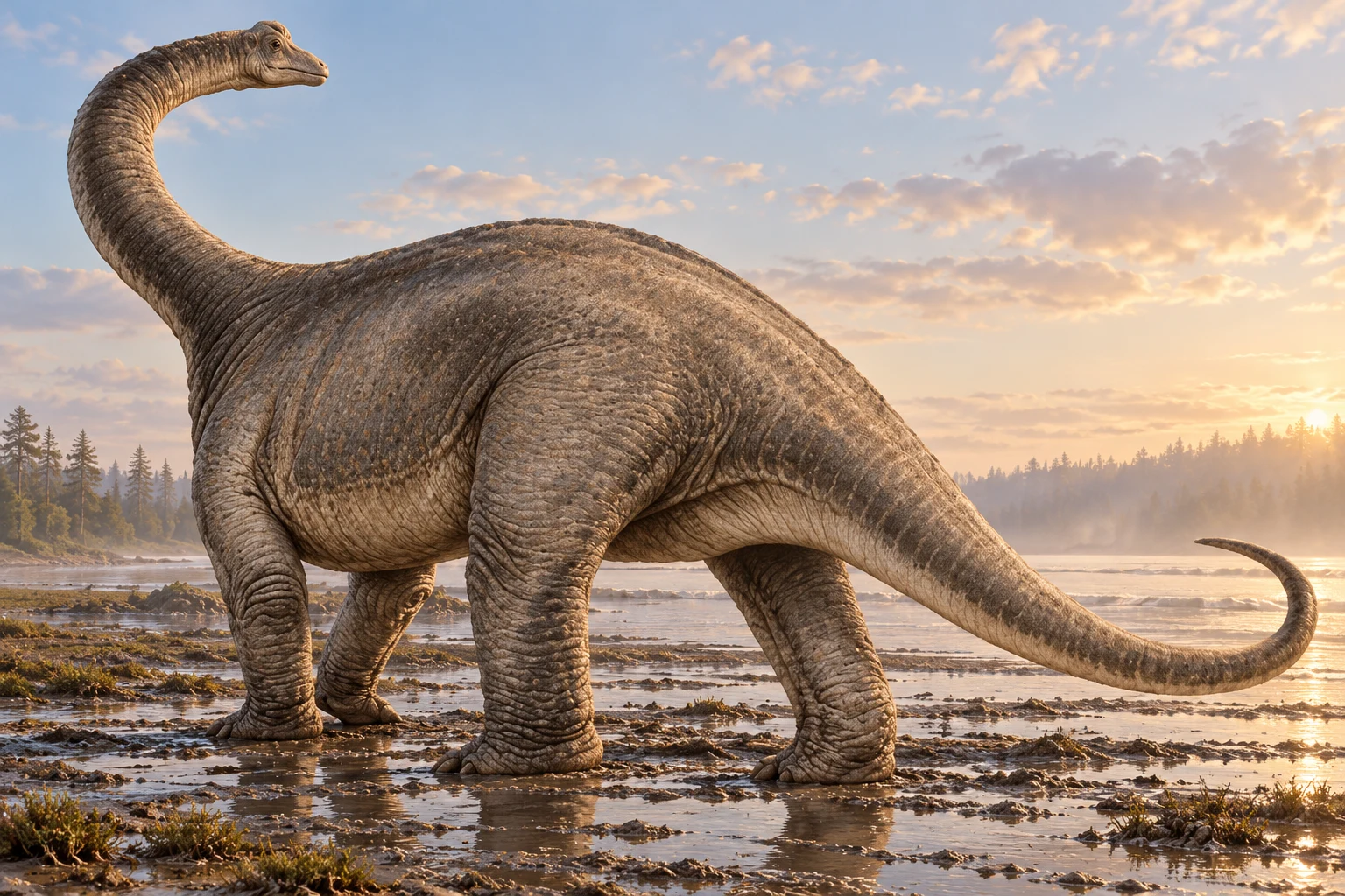 Aegyptosaurus — AI artistic reconstruction following the credited complete-body reference