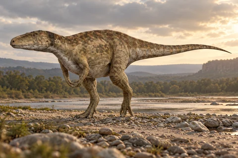 Aerosteon — AI artistic reconstruction following the credited complete-body reference