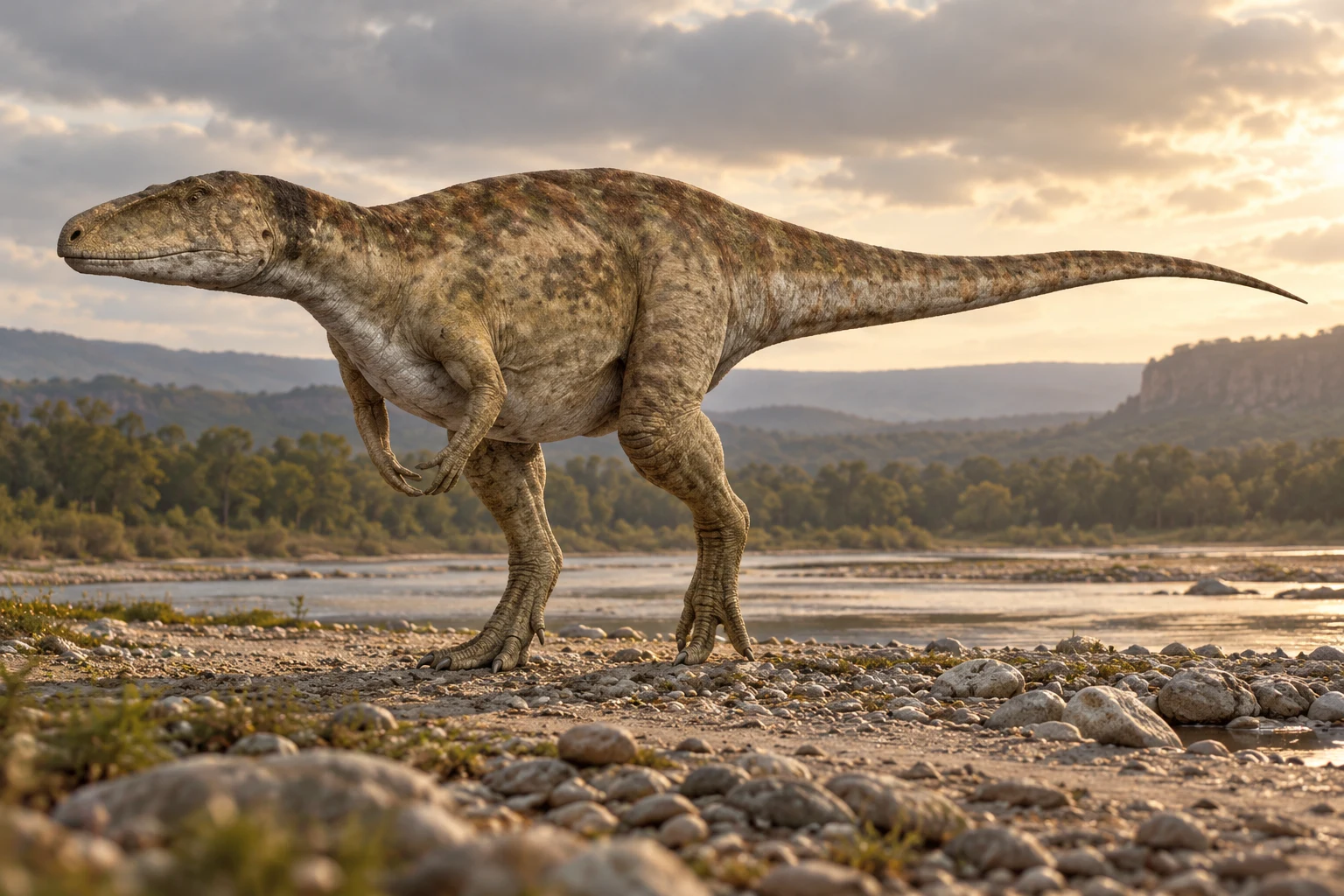 Aerosteon — AI artistic reconstruction following the credited complete-body reference