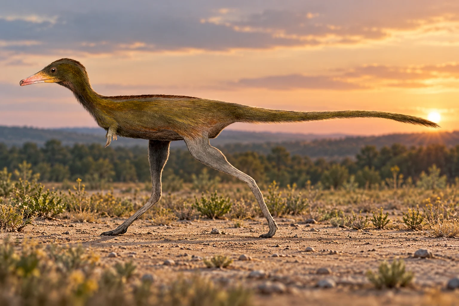 Albinykus — AI artistic reconstruction following the credited complete-body reference