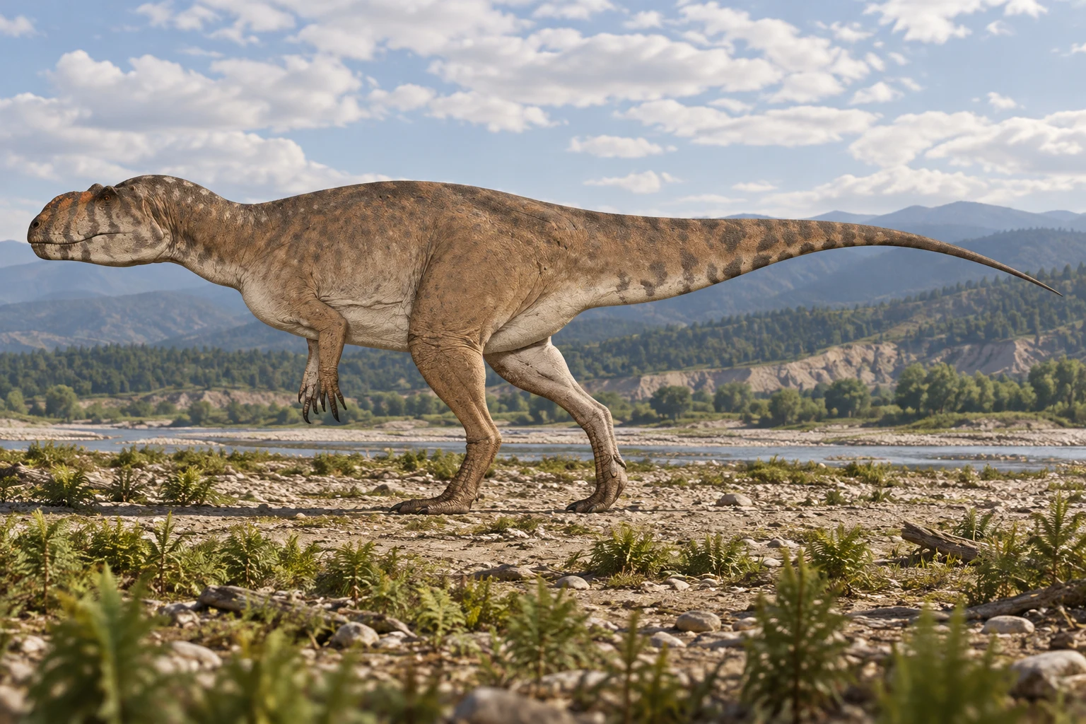 Alpkarakush — AI artistic reconstruction following the credited complete-body reference