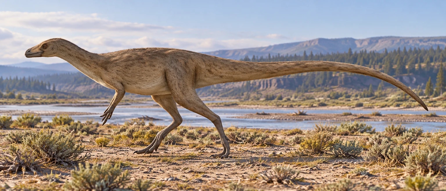 Aniksosaurus — AI artistic reconstruction following the credited complete-body reference