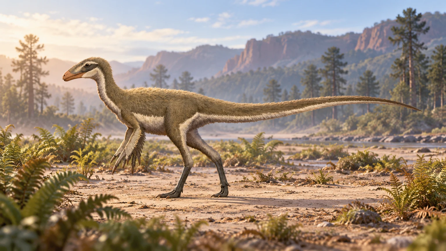 Aorun — AI artistic reconstruction following the credited complete-body reference