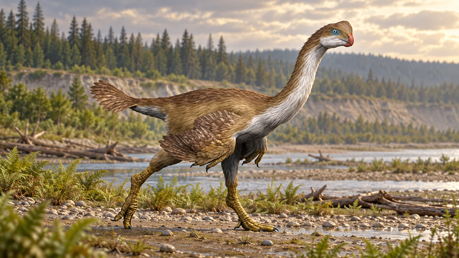 Apatoraptor — AI artistic reconstruction following the credited complete-body reference