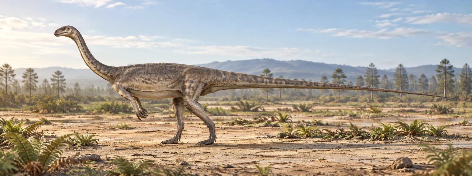 Arcusaurus — AI artistic reconstruction following the credited complete-body reference