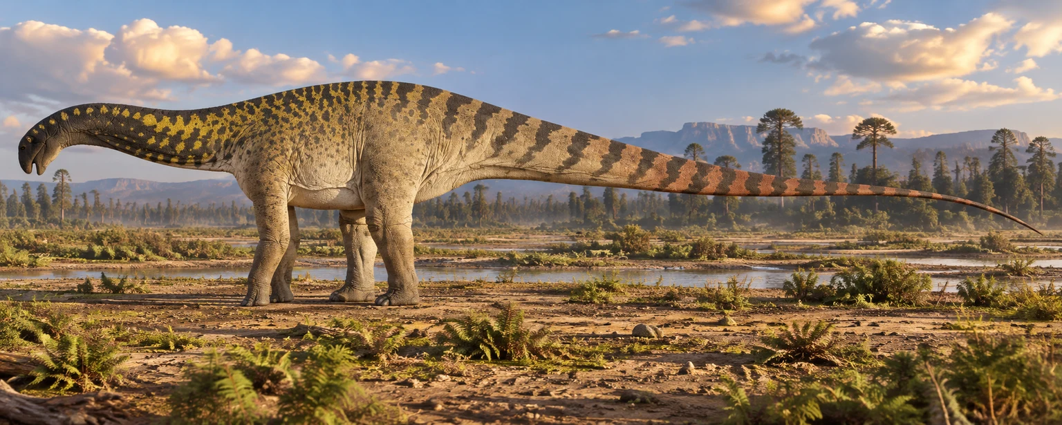 Astigmasaura — AI artistic reconstruction following the credited complete-body reference