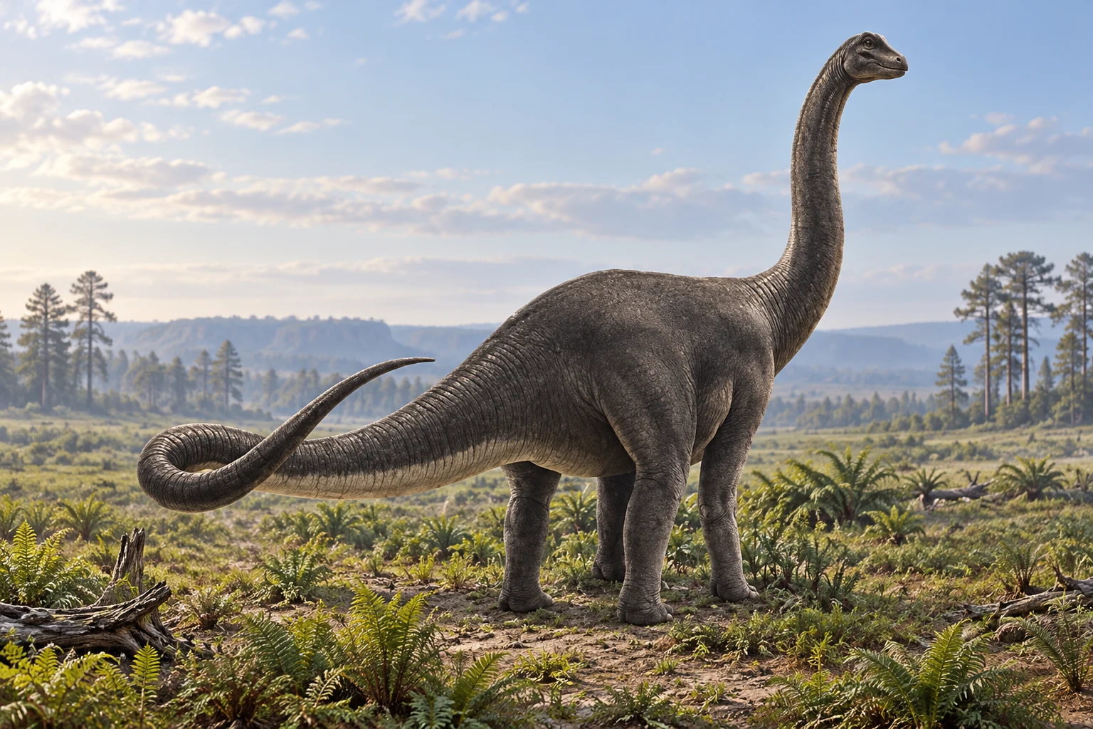 Austrosaurus — AI artistic reconstruction following the credited complete-body reference