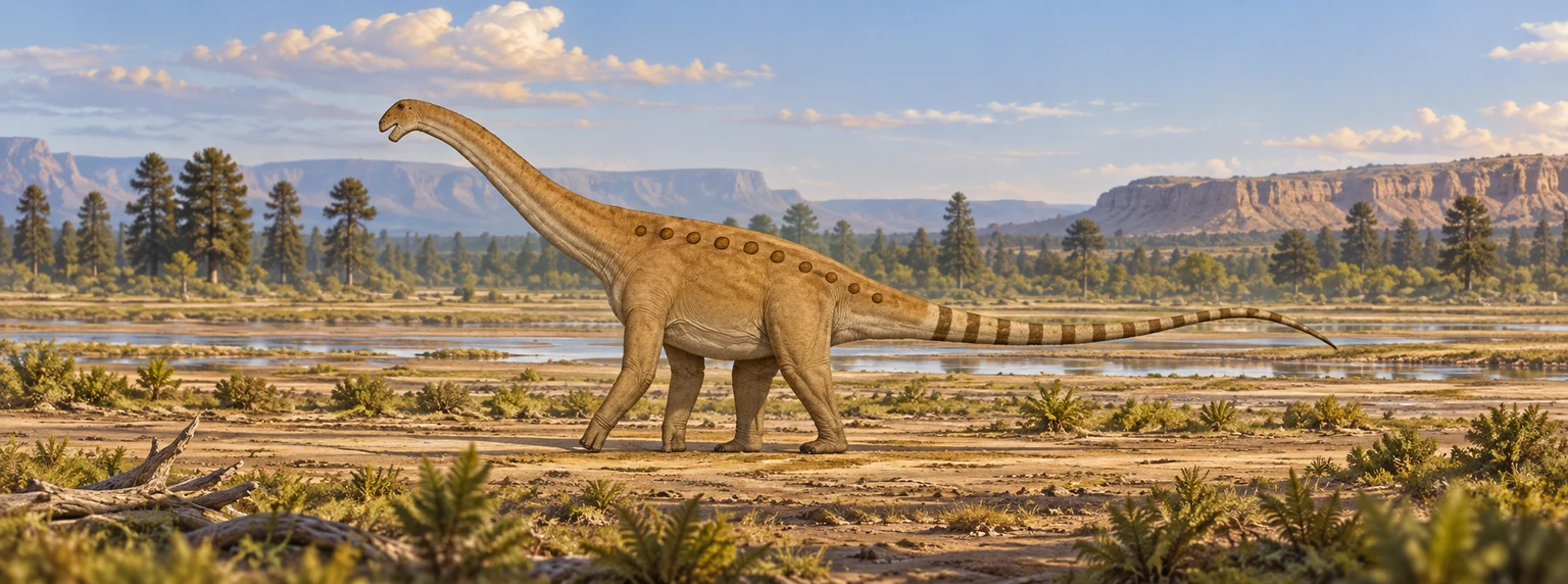 Baalsaurus — AI artistic reconstruction following the credited complete-body reference