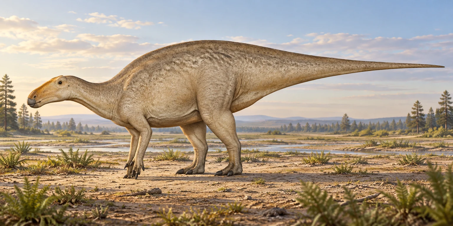 Batyrosaurus — AI artistic reconstruction following the credited complete-body reference